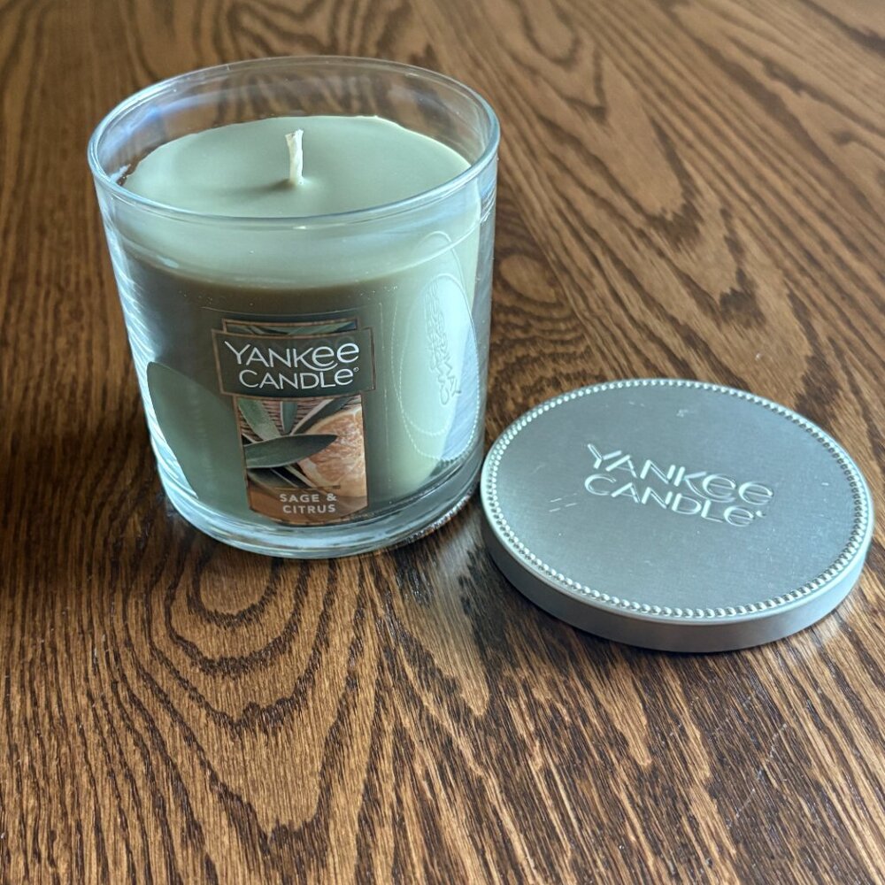 Sage & Citrus Yankee Candle Original Small Tumbler Candle, NWT - Picture 8 of 8